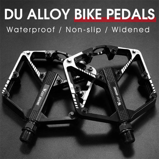 Wide Platform DU Alloy Bike Pedals
