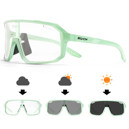Photochromic Cycling Glasses