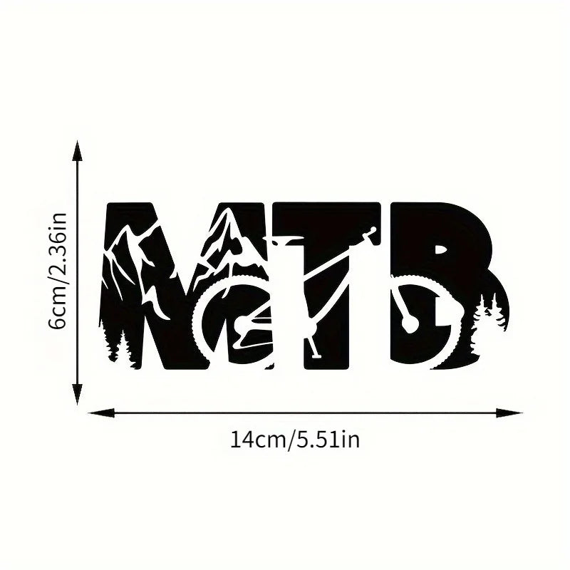 Waterproof MTB Bike Sticker – Vinyl Decal for Frame & Car