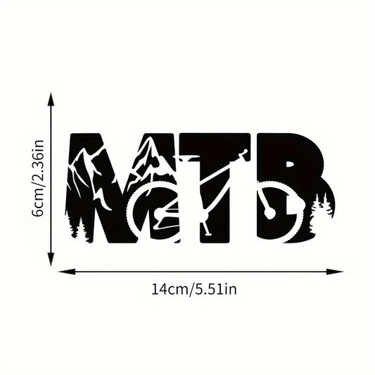 Waterproof MTB Bike Sticker – Vinyl Decal for Frame & Car