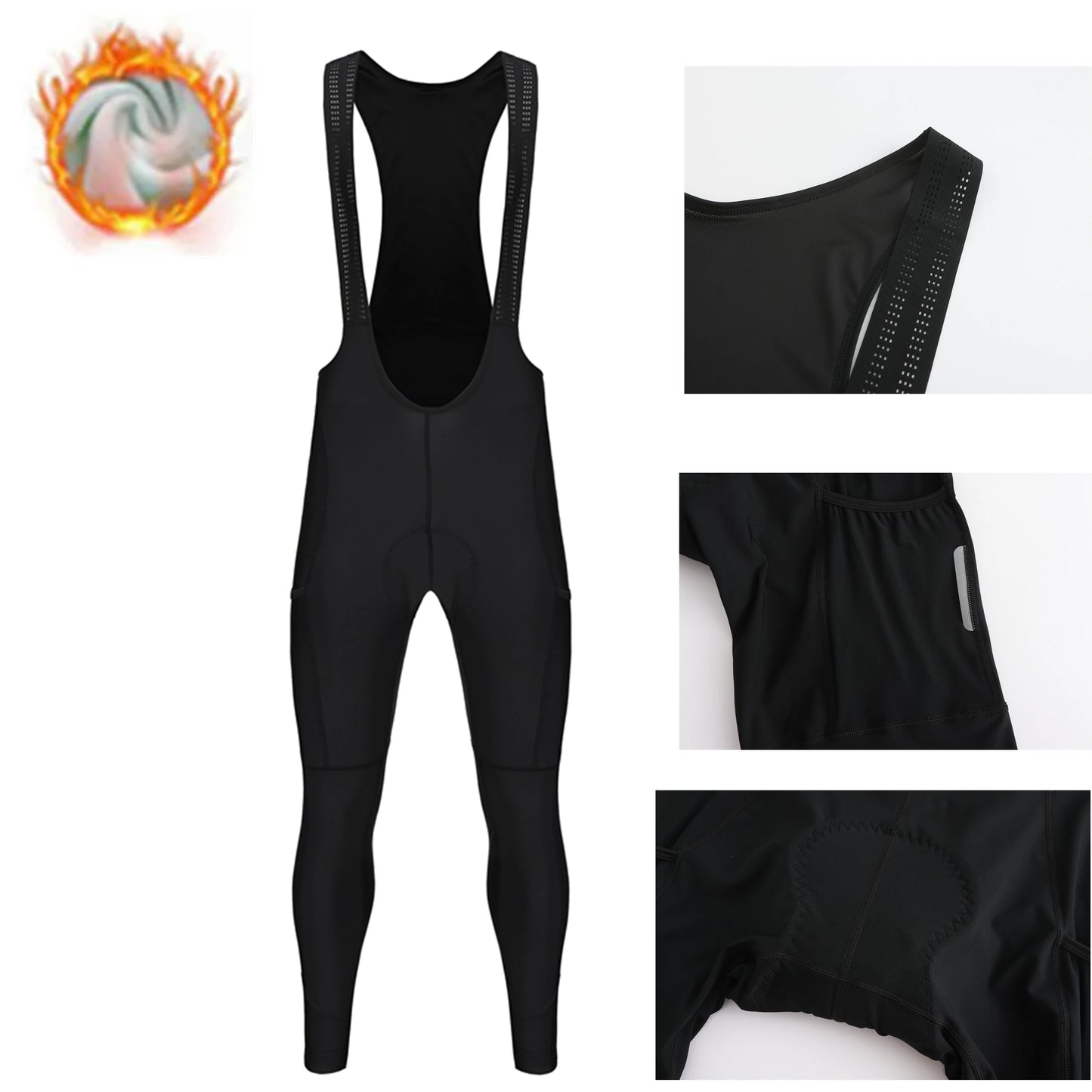 Lange Trägerhose aus Thermofleece