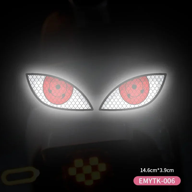 Demon Eyes Reflective Sticker for Bicycle 
