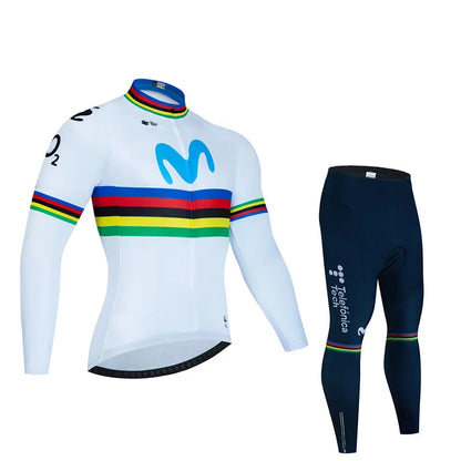 Spain Autumn Cycling Jersey Set 