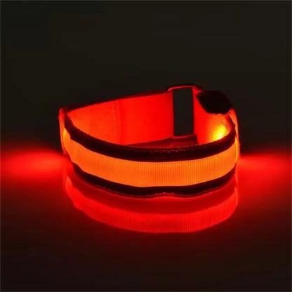 Juego de 2/4 piezas de brazalete luminoso con luz LED