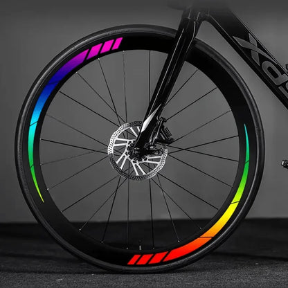 8 Pieces Bicycle Sticker Wheel 