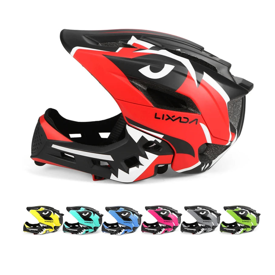 Kids Full Face Detachable Bike Helmet