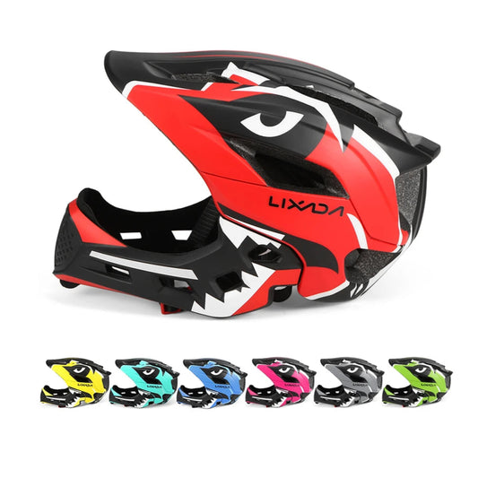 Kids Full Face Detachable Bike Helmet