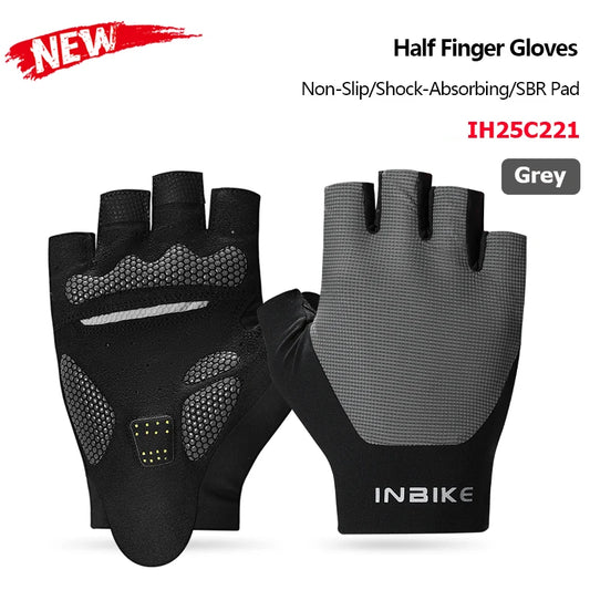 Breathable Fingerless Cycling Gloves