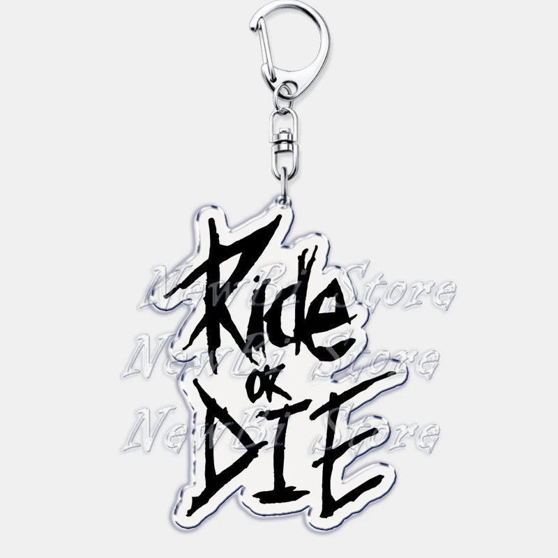 Ride or Die Schlüsselanhänger-Modelle 