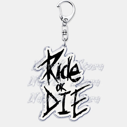 Ride or Die Schlüsselanhänger-Modelle 