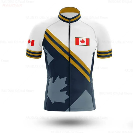 Maillot de cyclisme d'été Canada respirant 