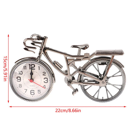 Vintage Bicycle Table Alarm Clock – Cycling Desktop Decor & Gift