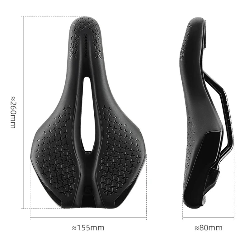 Sillín de bicicleta ergonómico y ligero