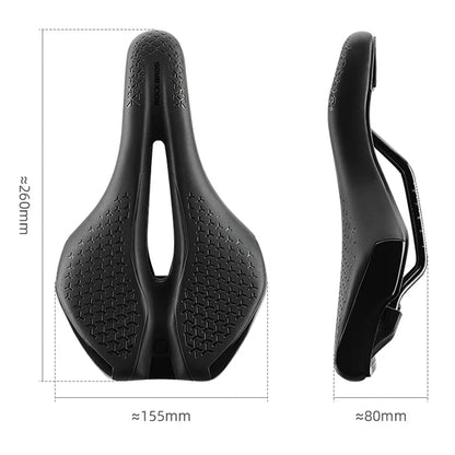 Sillín de bicicleta ergonómico y ligero