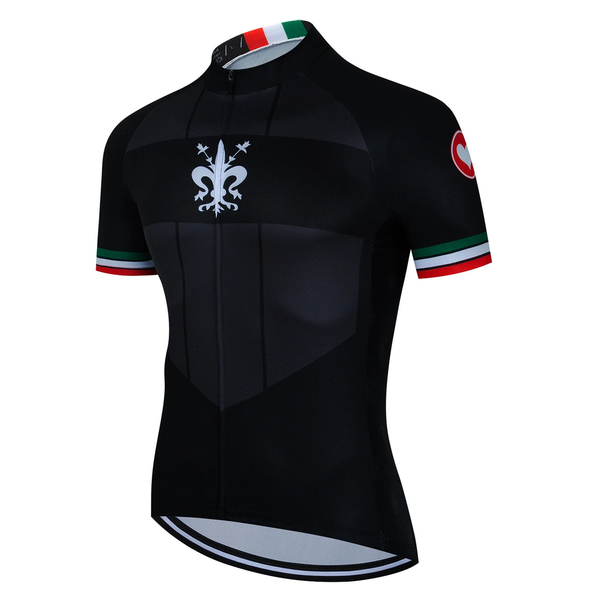 Men’s Short-Sleeve Cycling Jersey – 3D Ergonomic Cut, Cool Max Fabric & Extended Hem