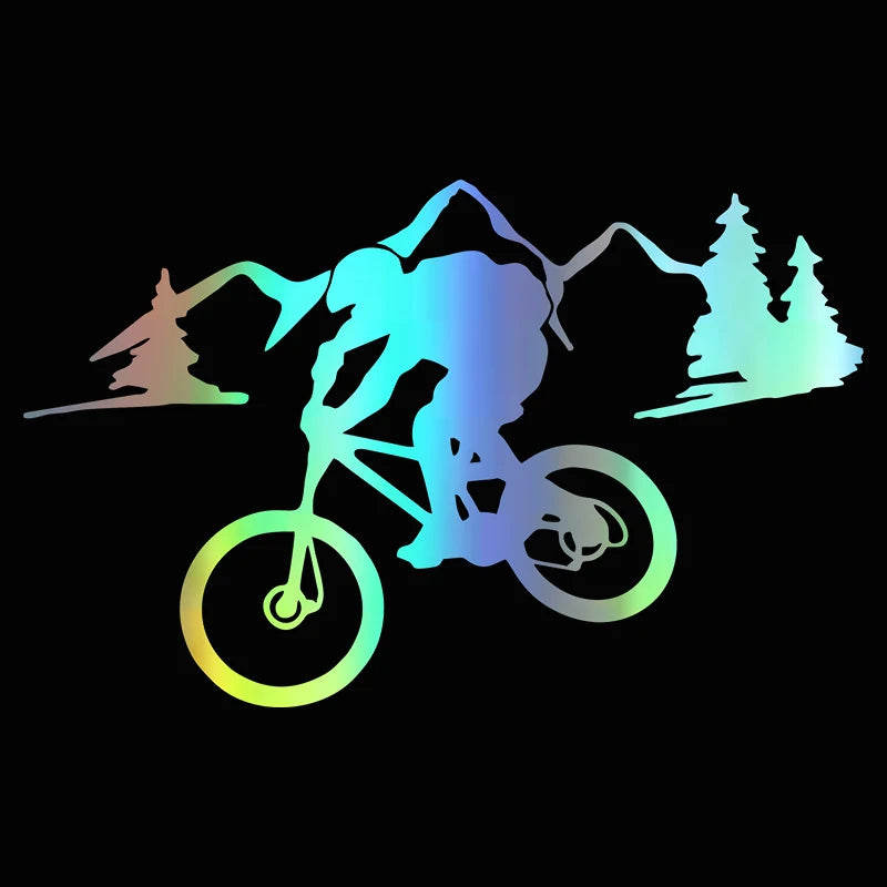 Mountain Bike Adventure Vinyl Decal