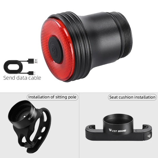 Smart Bicycle Brake Tail Light