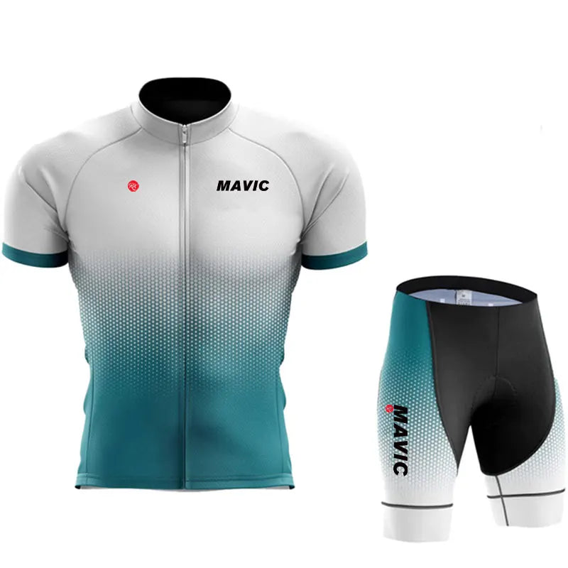Conjunto de camisa de ciclismo da Suíça 