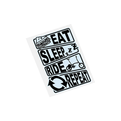 Reflective Waterproof Bicycle Frame Stickers – Top Tube Decals