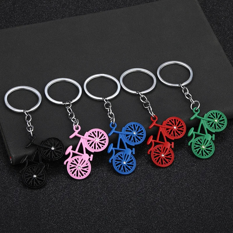 Llavero con diseño de bicicleta. 