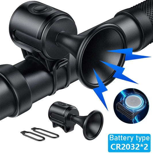 125dB USB Rechargeable IPX5 Waterproof Bicycle Horn
