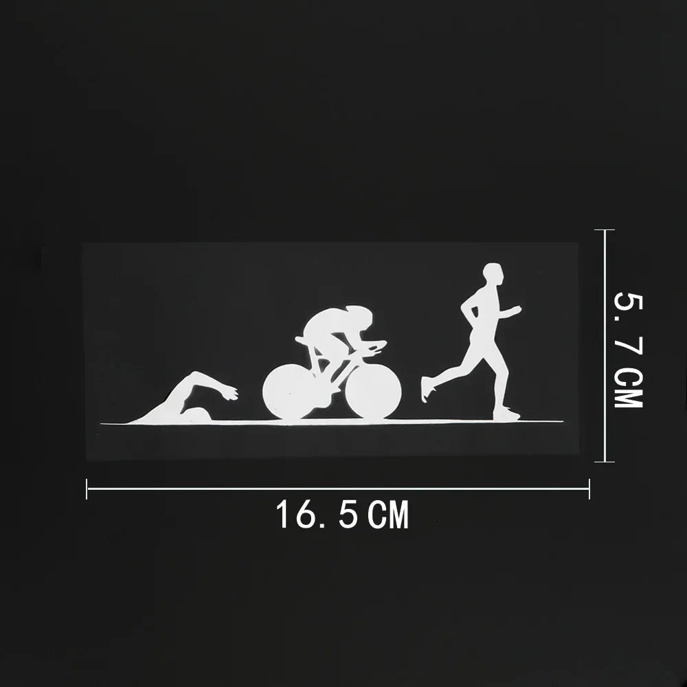 Pegatinas Ciclo Triatlón Vinilo 