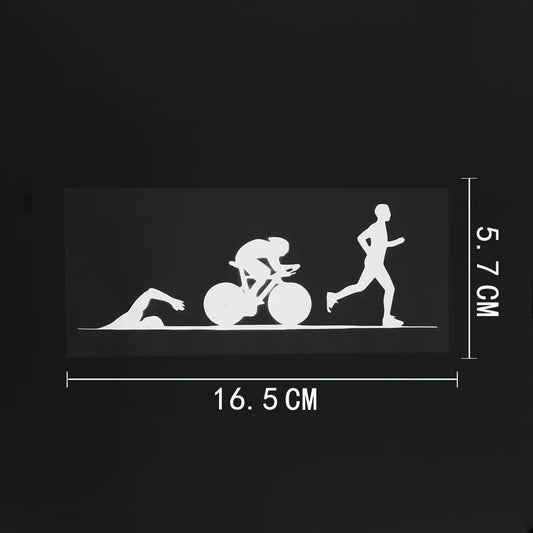 Pegatinas Ciclo Triatlón Vinilo 