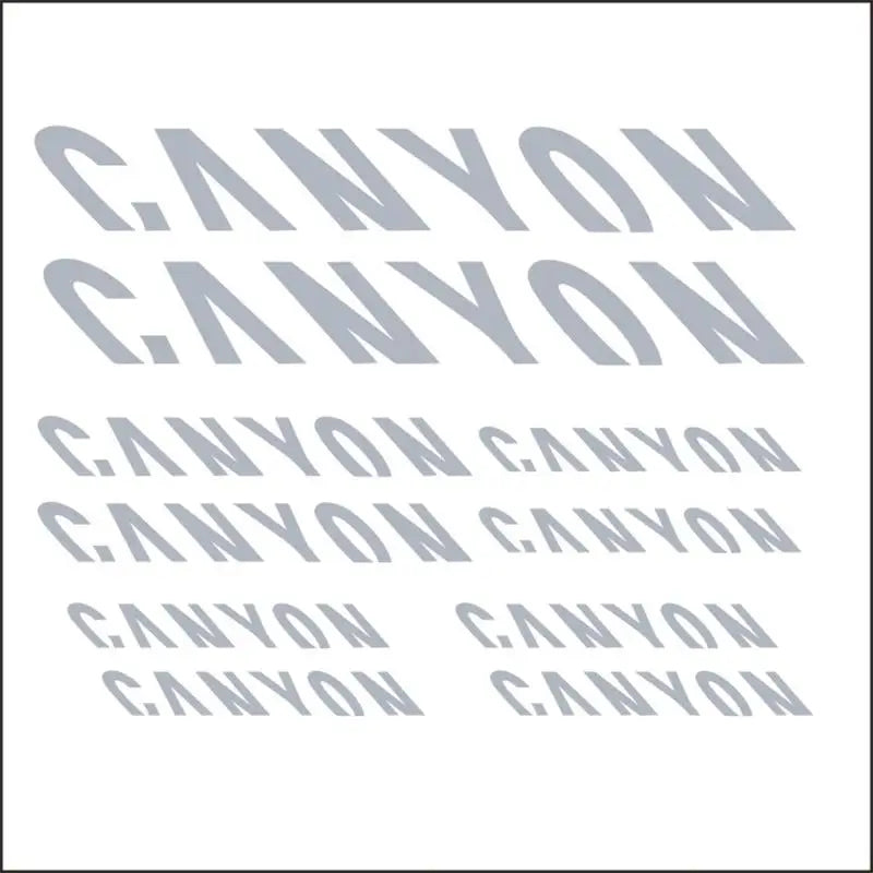 Bicycle Sticker Canyon 