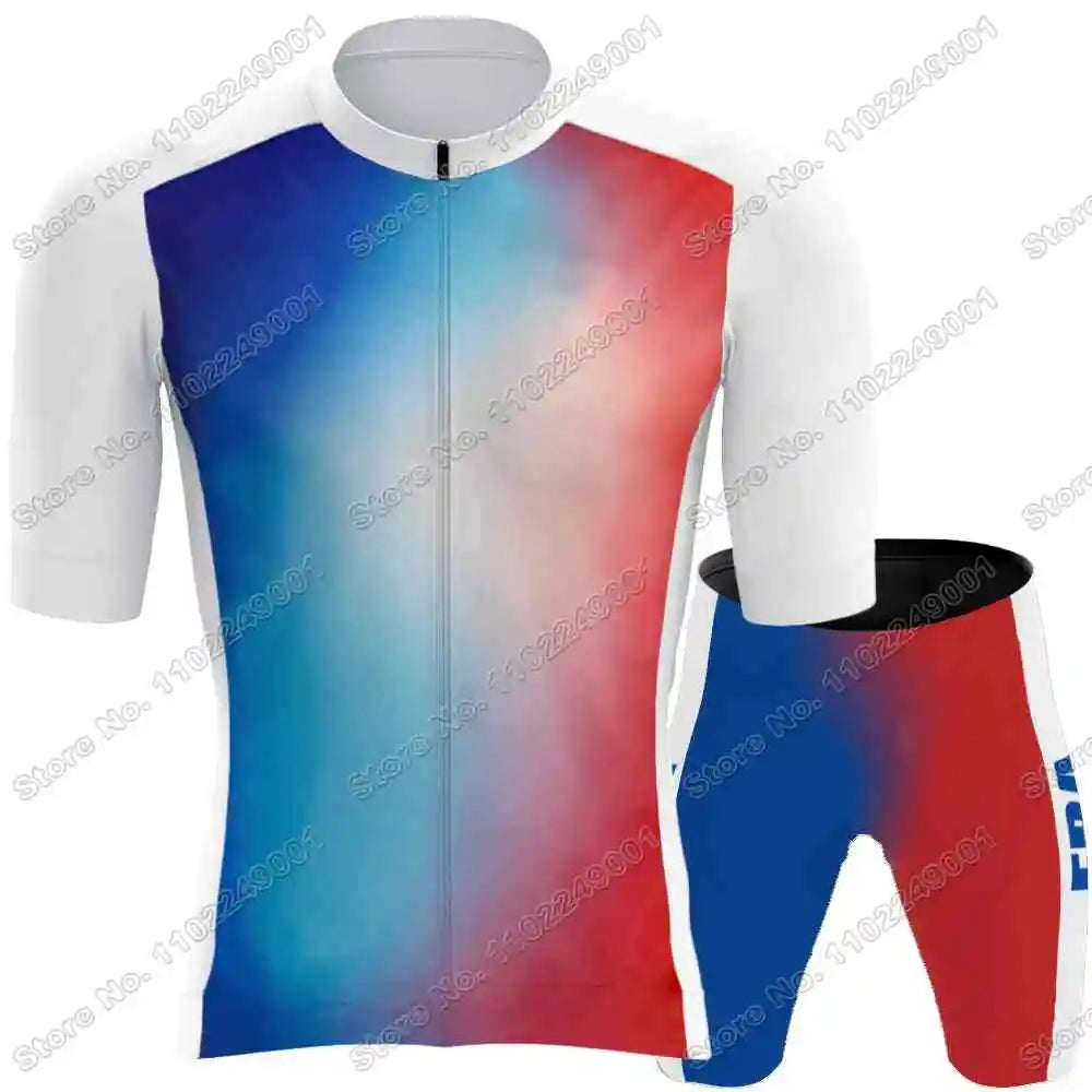France Cycling Jersey Set 
