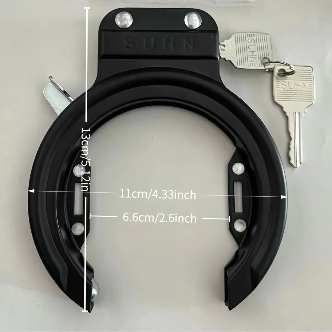 Candado antirrobo para bicicleta con 2 llaves