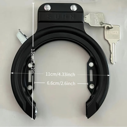 Candado antirrobo para bicicleta con 2 llaves