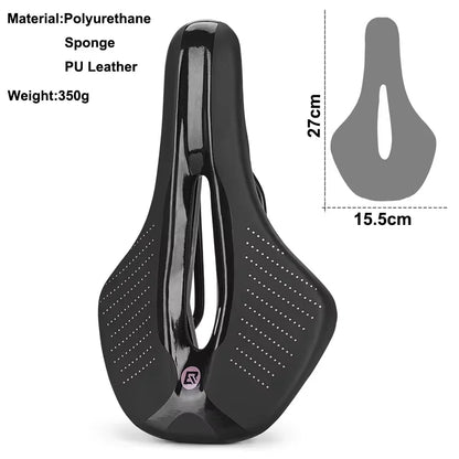Sillín de bicicleta ergonómico y ligero