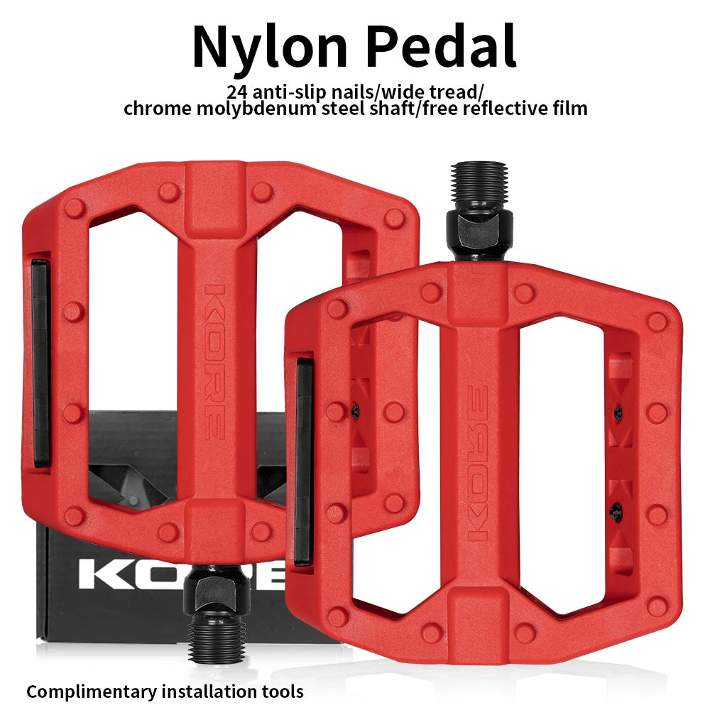 Pedali per bicicletta leggeri in fibra di nylon