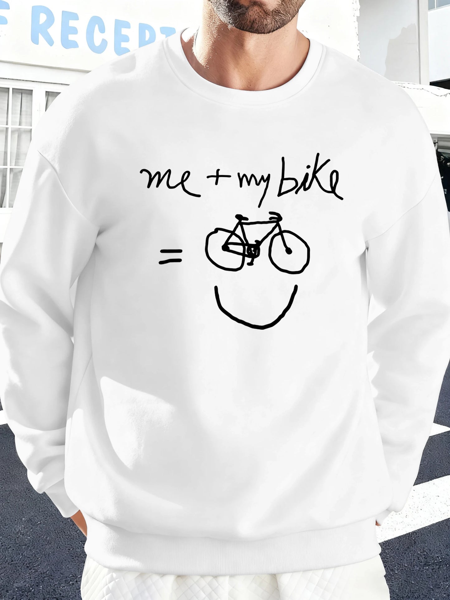 Me + My Bike Crewneck Sweatshirt