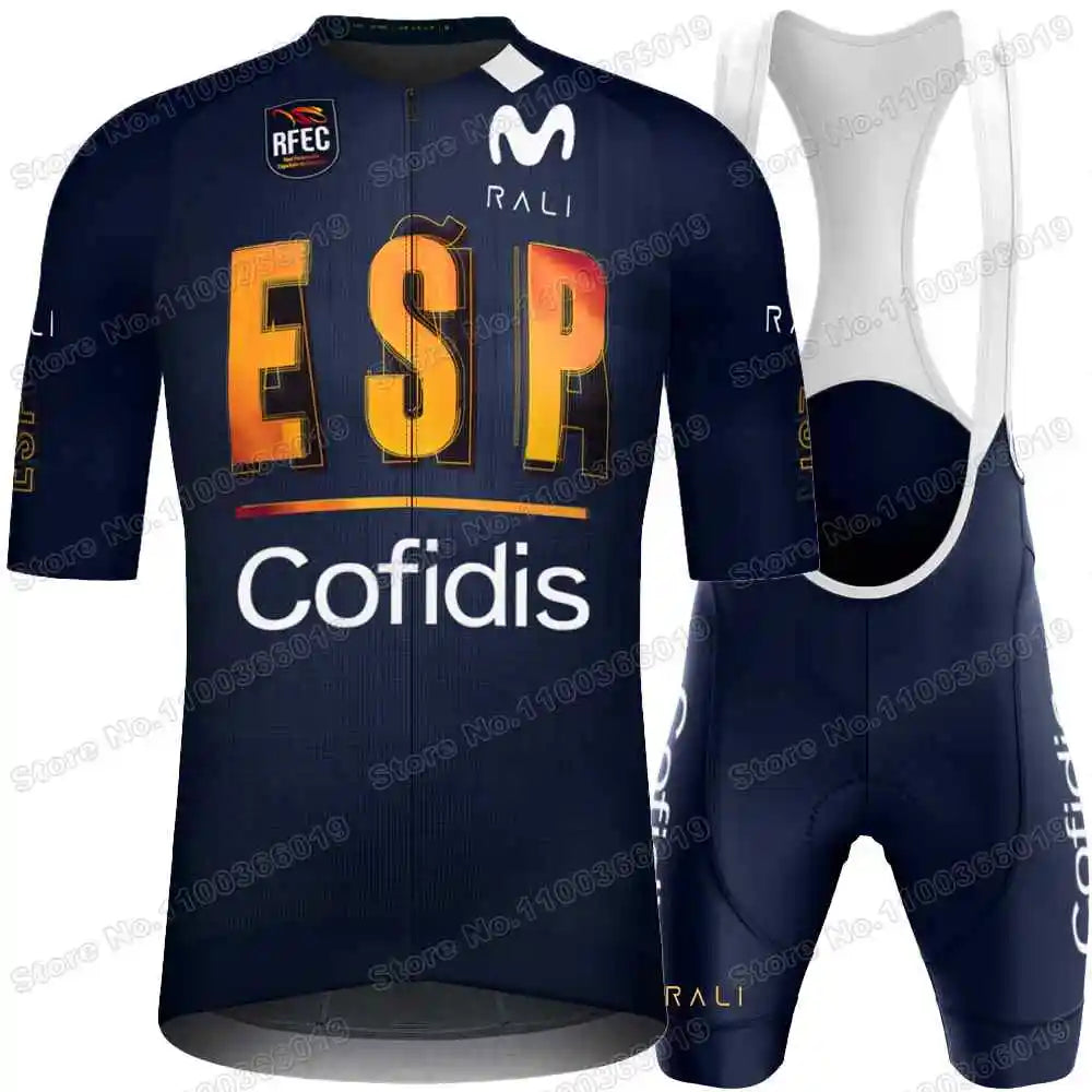 Camisola Nacional de Ciclismo MTB da Espanha 