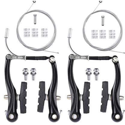 2-teiliges Fahrrad-V-Bremsen-Set aus Aluminiumlegierung 