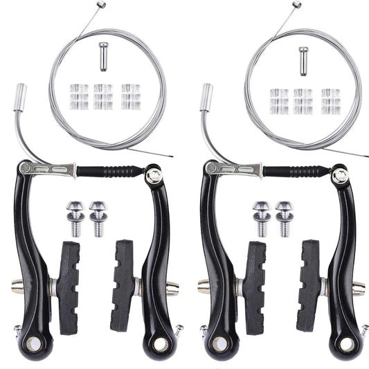2-teiliges Fahrrad-V-Bremsen-Set aus Aluminiumlegierung 