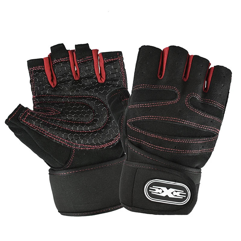 Half-Finger Cycling Gloves – Shock-Absorbing, Breathable | M–XL
