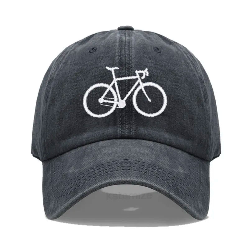 Fahrrad-Baseballmütze aus Baumwolle