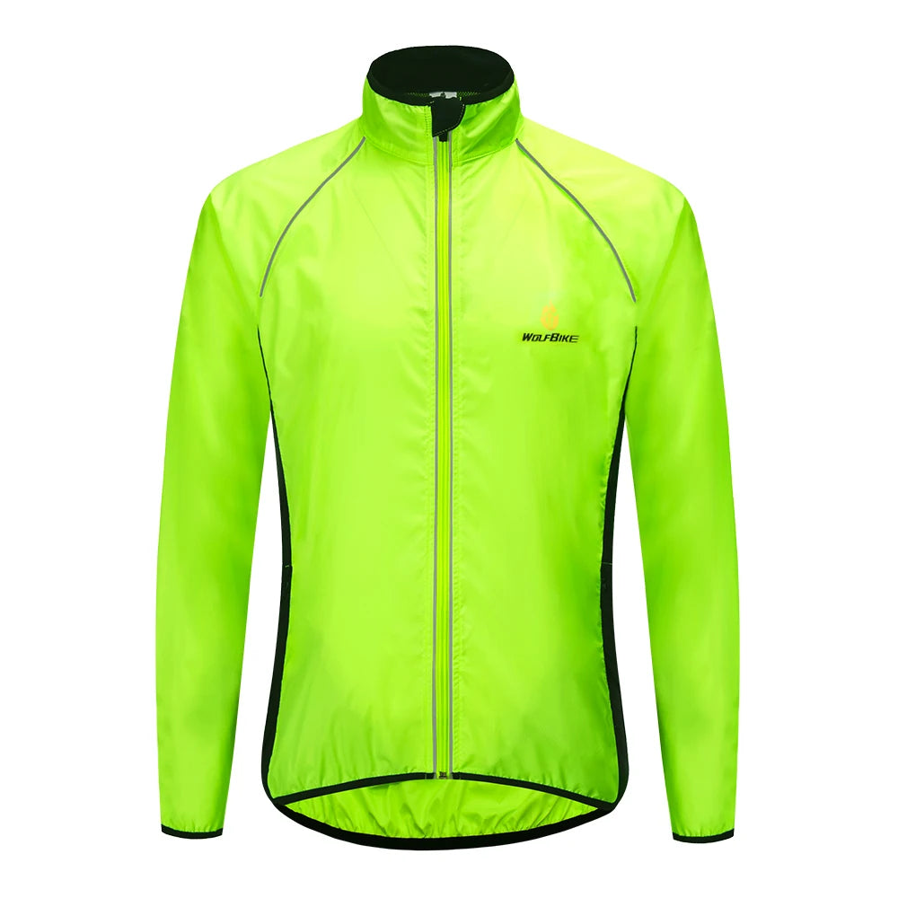 Leichte winddichte Fahrradjacke