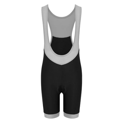 Kids’ Cycling Bib Shorts – 3D Padded, Unisex | Sizes 4–14
