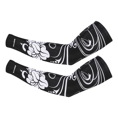 UV Sun Protection Cycling Arm Sleeves – Icy Silk | 16 Designs | S–3XL