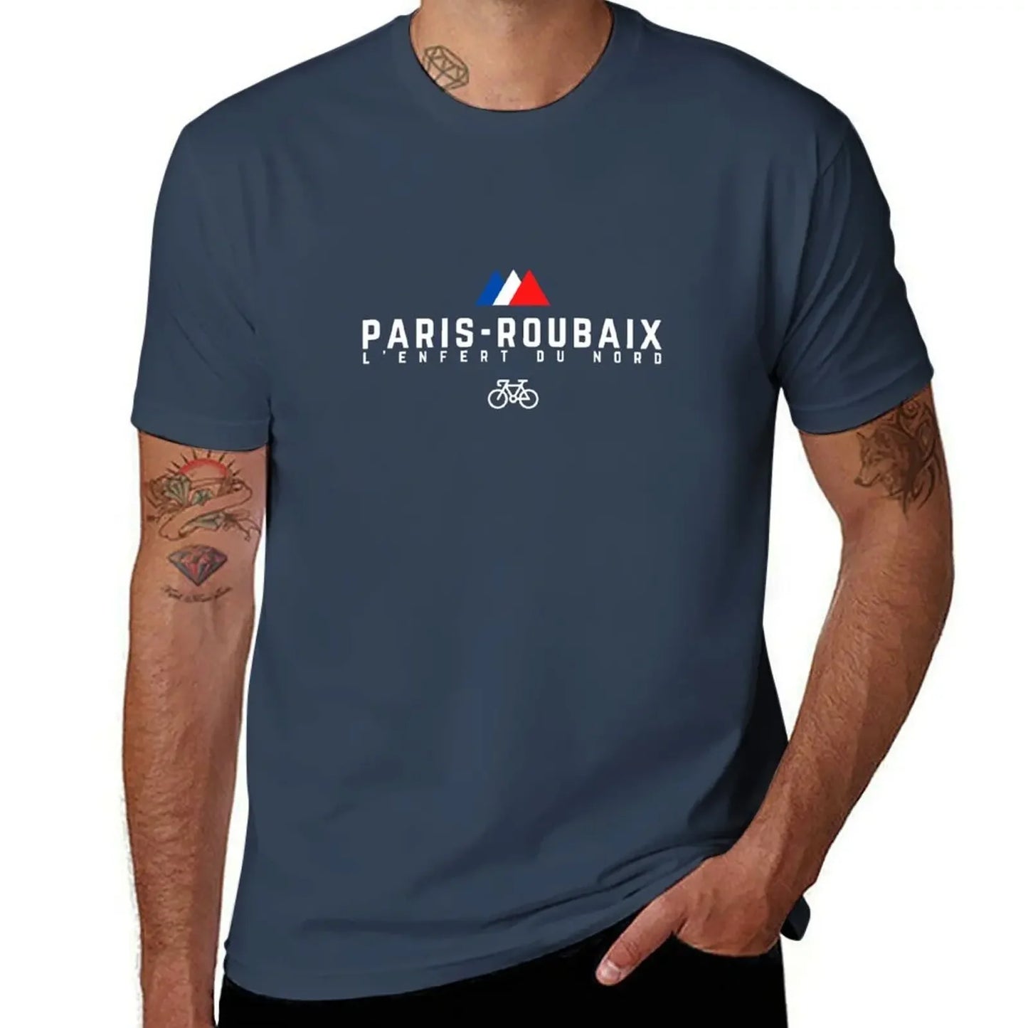 Camiseta estilo Paris-Roubaix