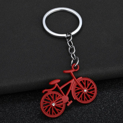 Llavero con diseño de bicicleta. 