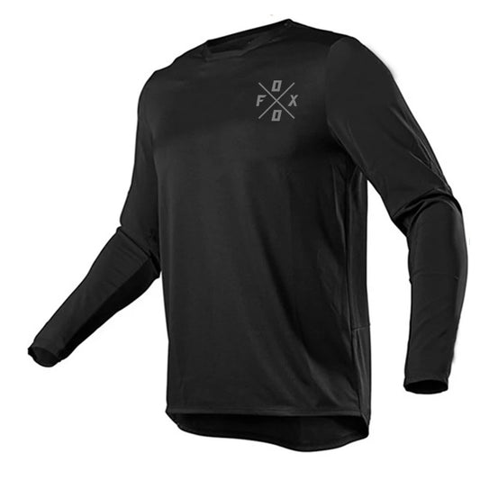 Men's MTB Downhill Jersey – Long Sleeve Mountain Bike Shirt