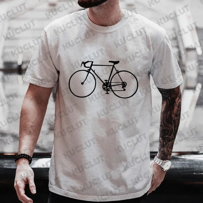 Camisa de bicicleta de gran tamaño para hombre 