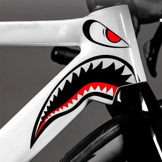 4PCS Set Shark Sticker for Bicycle 