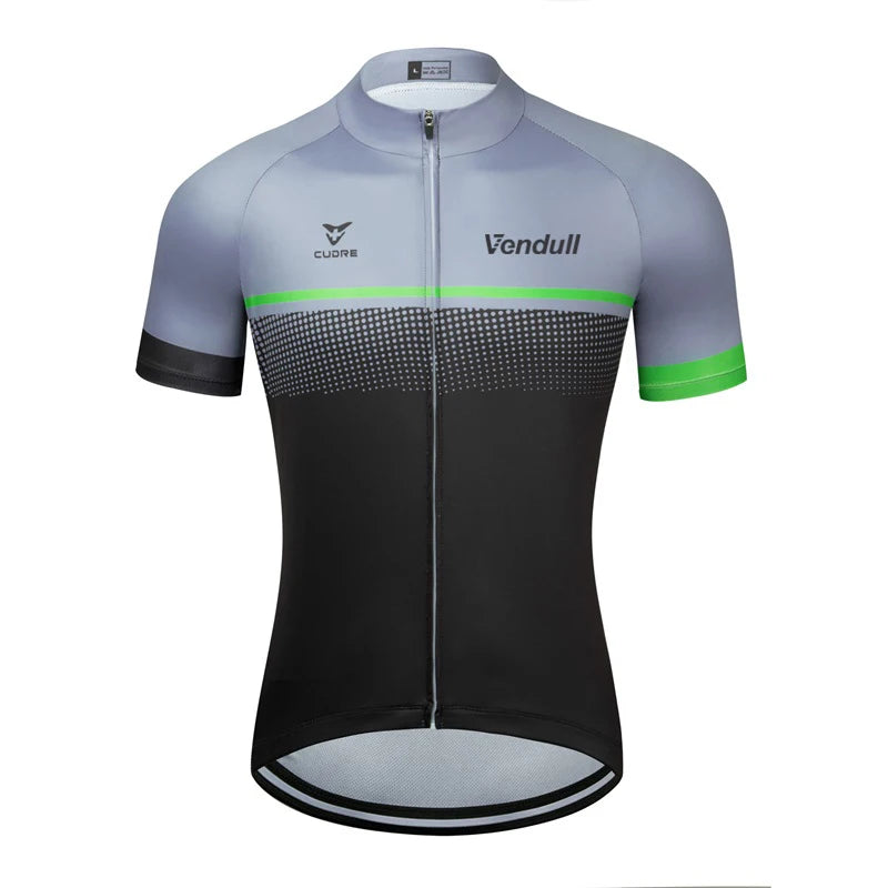 Men’s Short Sleeve Cycling Jersey – 3D Ergonomic Cut, Full Zip, 5 Designs