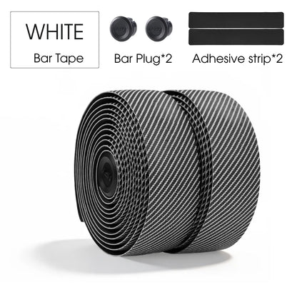 Road Bike Handlebar Tape – Anti-Slip Waterproof PU+EVA Bar Wrap