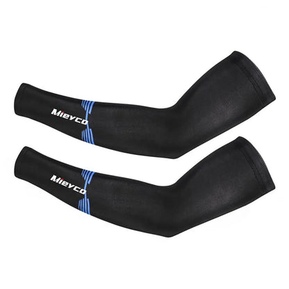 UV Protection Cycling Arm Sleeves – Breathable Ice Silk, Unisex
